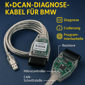 K+DCAN PRO Kabel für BMW – Profi-Diagnose & Codierung in einem Paket!